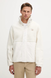 Bunda Tommy Jeans béžová barva, přechodná, DM0DM22066