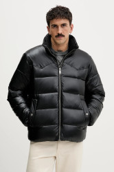 Bunda Tommy Jeans černá barva, zimní, DM0DM22286