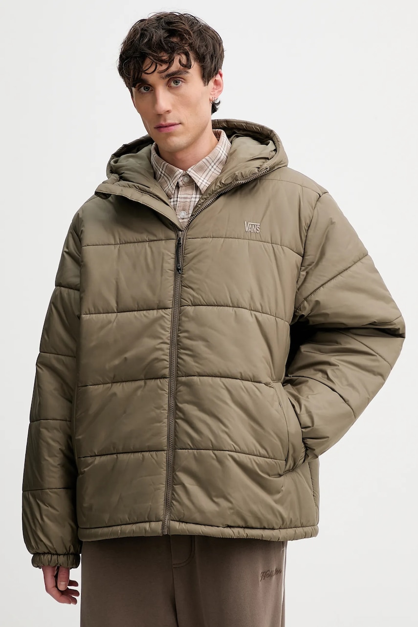 Bunda Vans zelená barva, zimní, VN000PJ89JC1