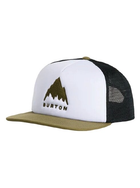 Burton kšiltovka I-80 Trucker Dried Moss | Bílá | Velikost One Size