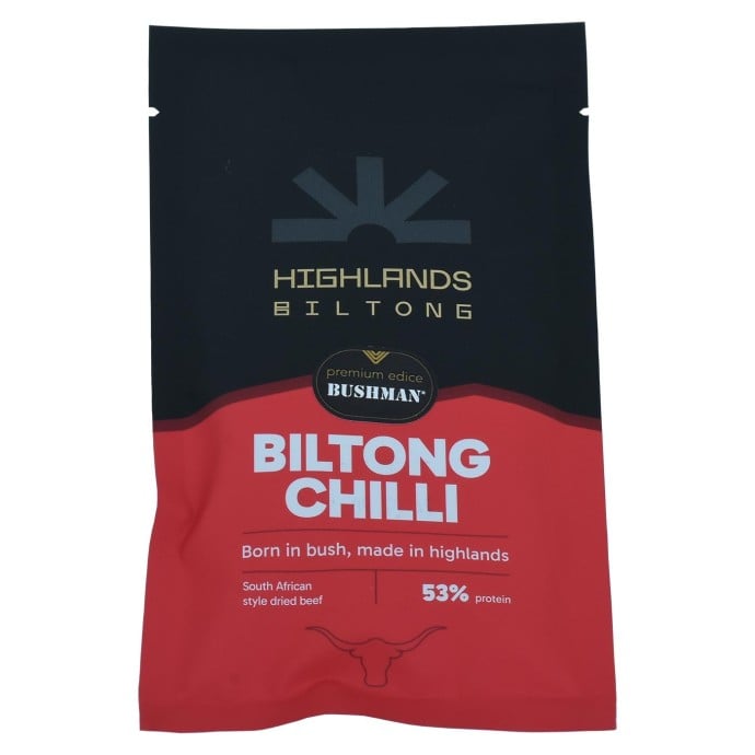 Bushman Biltong Chilli, sušené maso, 50 g 50
