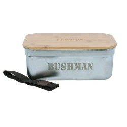 Bushman Box na jídlo Lunch, stříbrný UNI