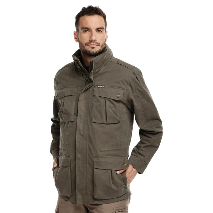 Bushman Celoroční pánská bunda 3v1 Wolf Pro, tmavá khaki M