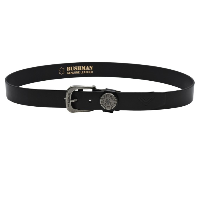 Bushman Kožený opasek Bottle Belt III, černý 100