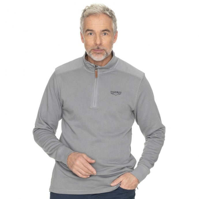 Bushman Pánská mikina Stewart, šedá S