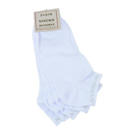Bushman Pánské a dámské ponožky Flat Set 2,5 bílé 36-38