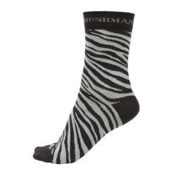 Bushman Pánské i dámské ponožky Zebra, hnědé 39-42