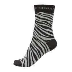 Bushman Pánské i dámské ponožky Zebra, hnědé 39