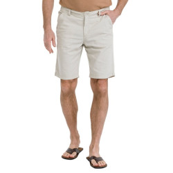 Bushman Pánské lněné kraťasy Bissau, stone 46