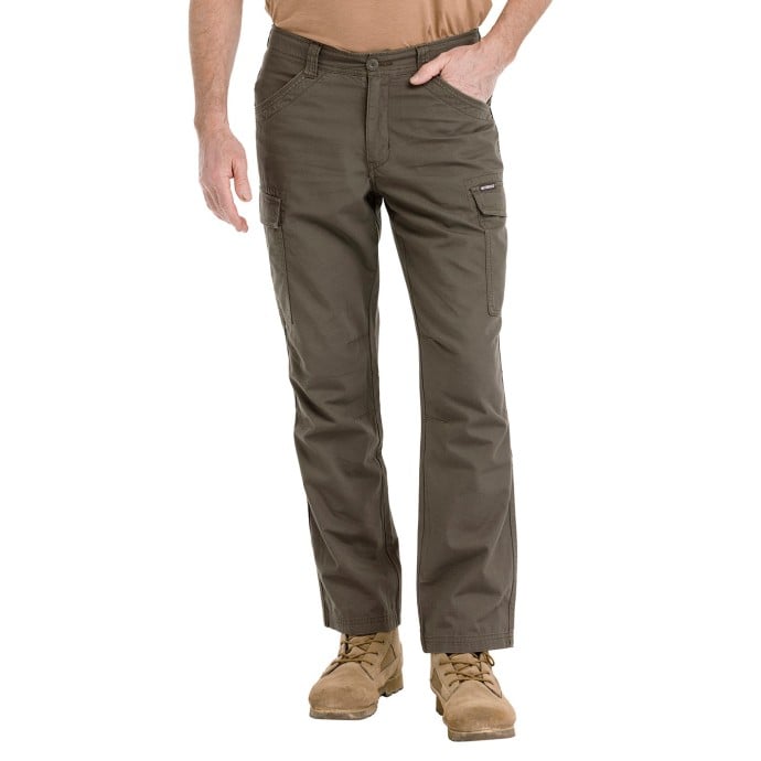 Bushman Pánské ripstopové kalhoty Belas, hnědé 56