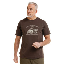 Bushman Pánské tričko Legend Tatra 148, tmavě hnědé M
