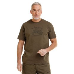 Bushman Pánské tričko Legend Zetor 25, khaki M