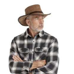 Bushman Pánský a dámský klobouk Airflow, hnědý S