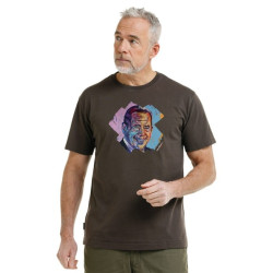 Bushman Tričko Freedom, tmavě hnědé M