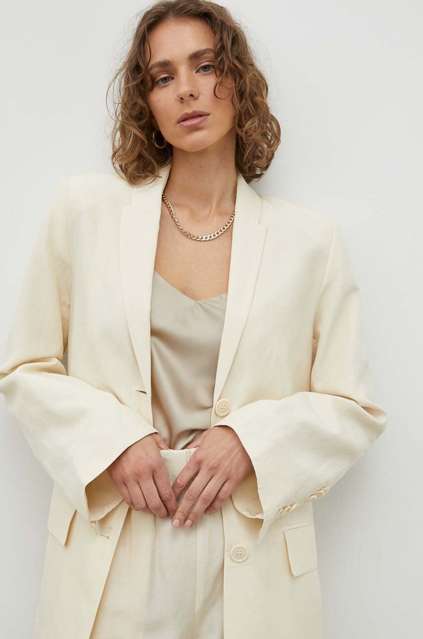 By Malene Birger  Sako s příměsí lnu  Porter