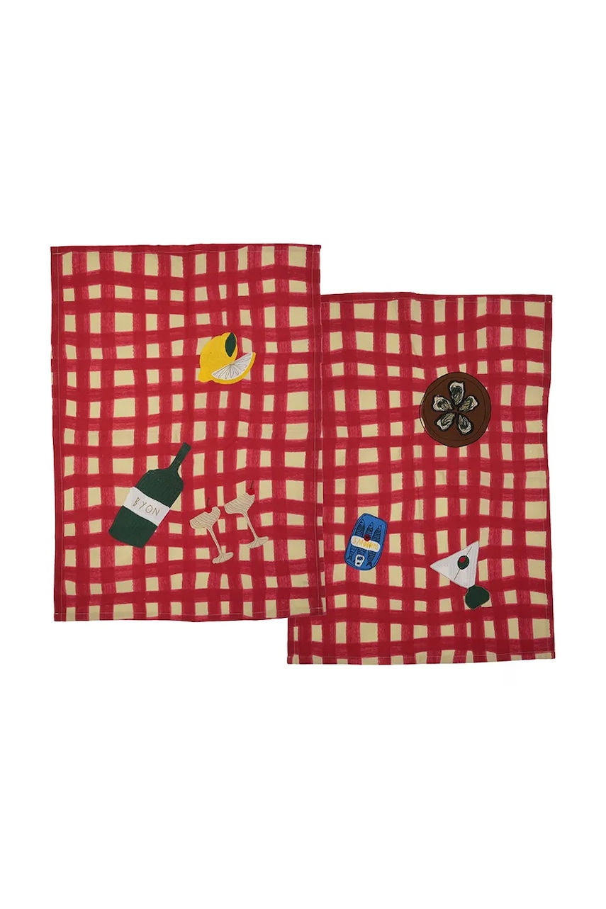 Byon  sada kuchyňských utěrek z bavlny 2-pack 50 x 70 cm