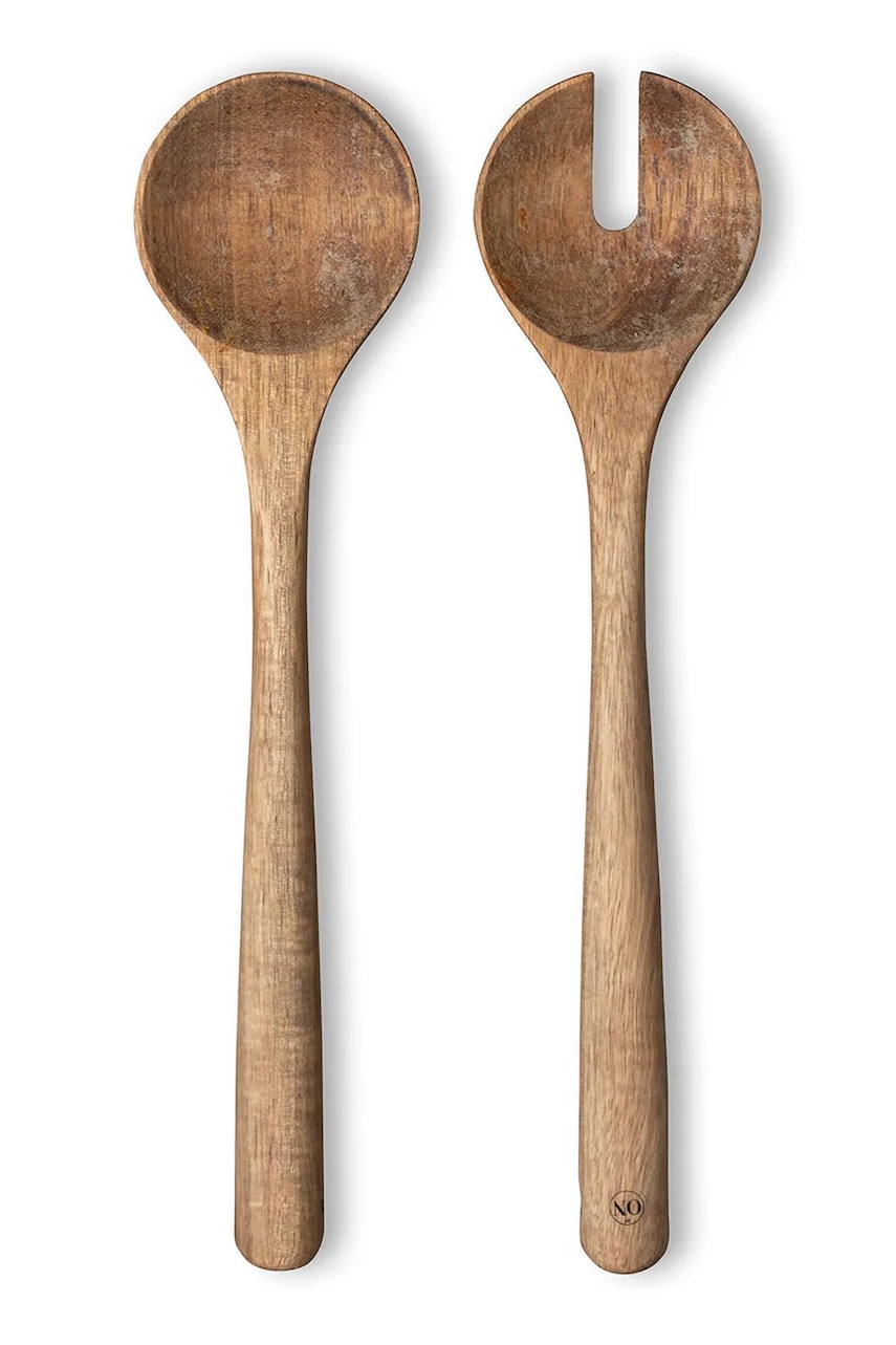 Byon  set příborů na salát z akácie 28 x 6,5 x 1,5 cm