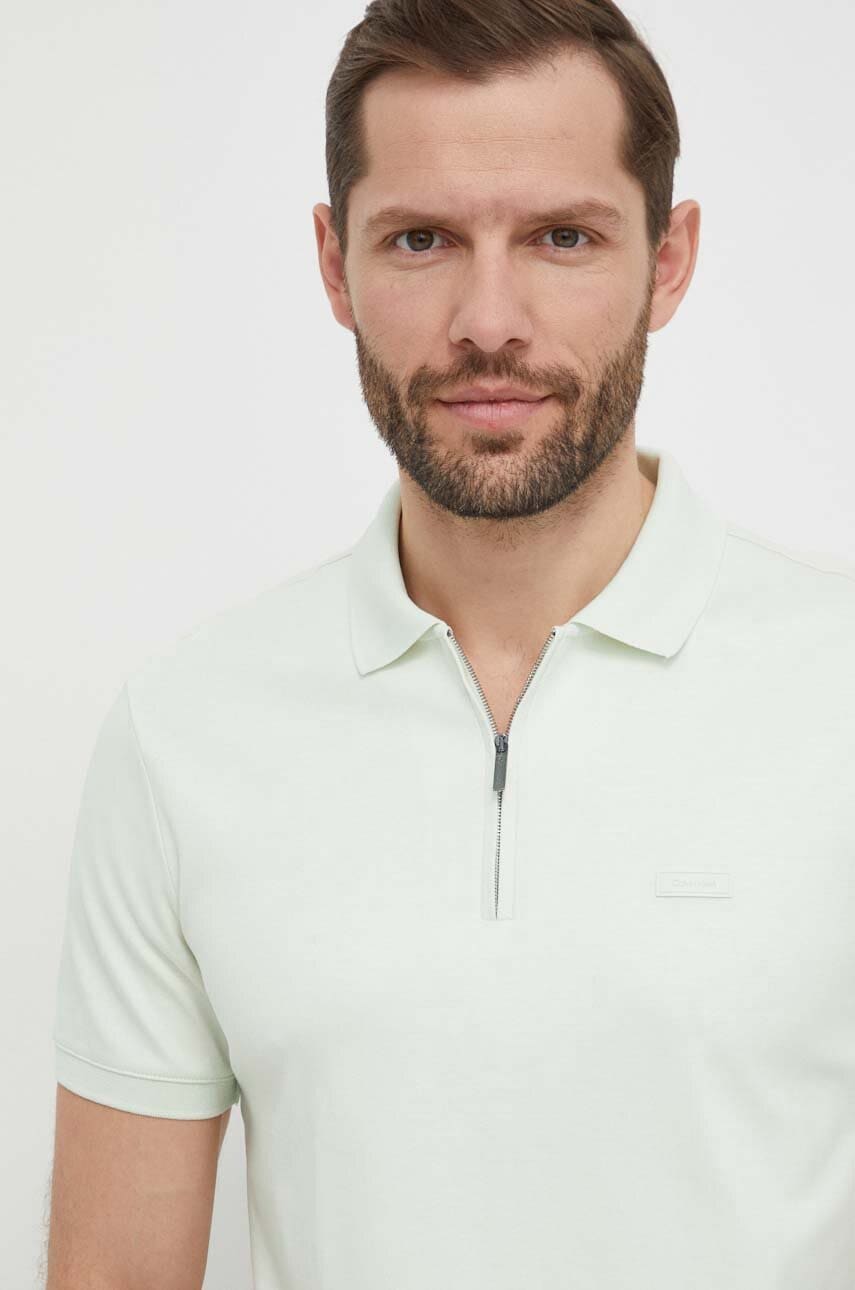 Calvin Klein  Bavlněné polo tričko