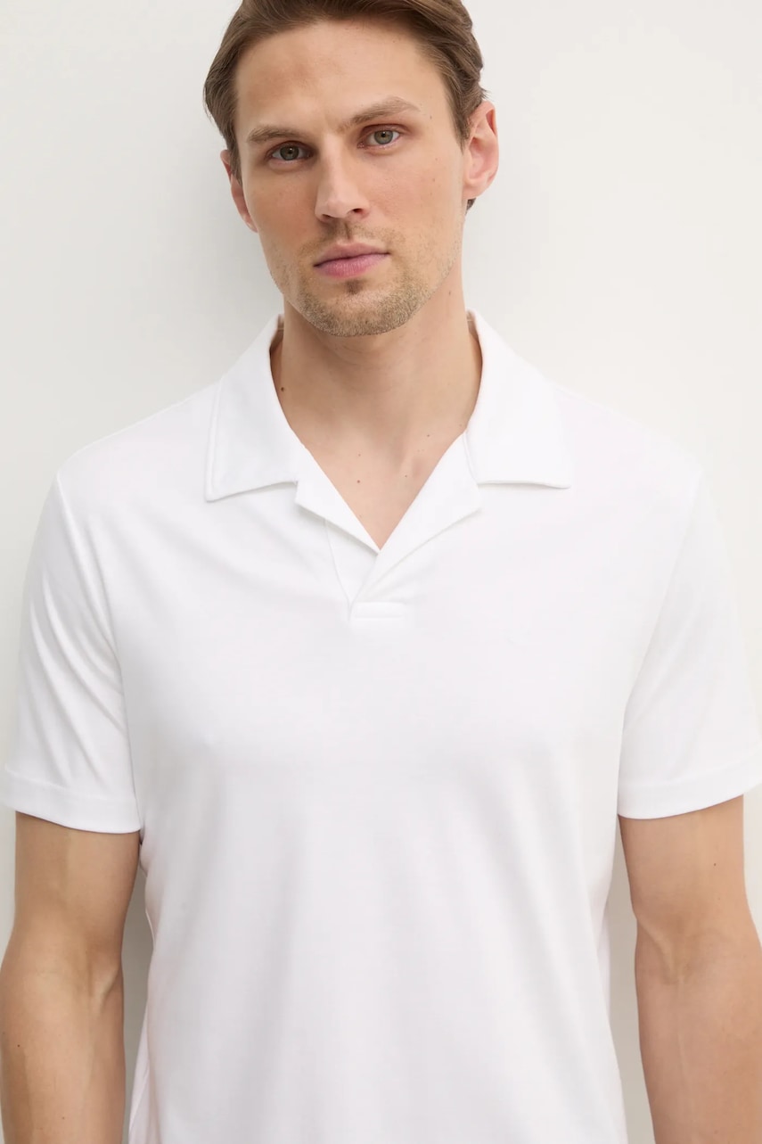 Calvin Klein  Bavlněné polo tričko
