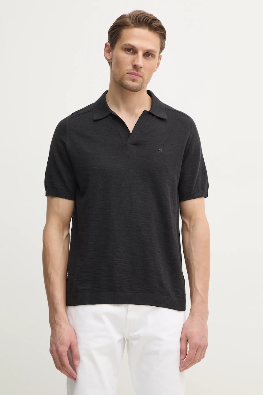 Calvin Klein  Bavlněné polo tričko