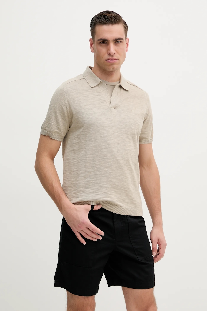 Calvin Klein  Bavlněné polo tričko