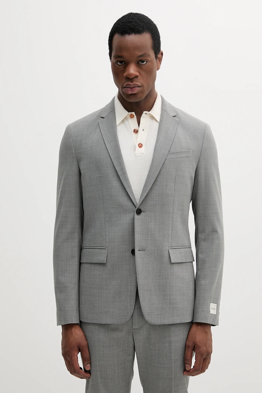 Calvin Klein  Blazer s příměsí vlny