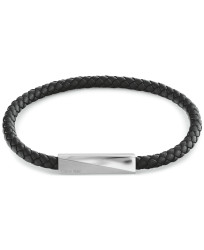 Calvin Klein Elegantní kožený náramek pro muže Iconic Id 35100055