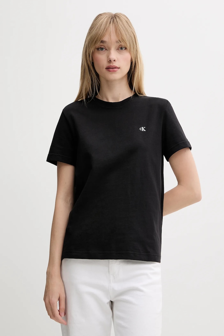 Calvin Klein Jeans  basic tričko dámské bavlněné