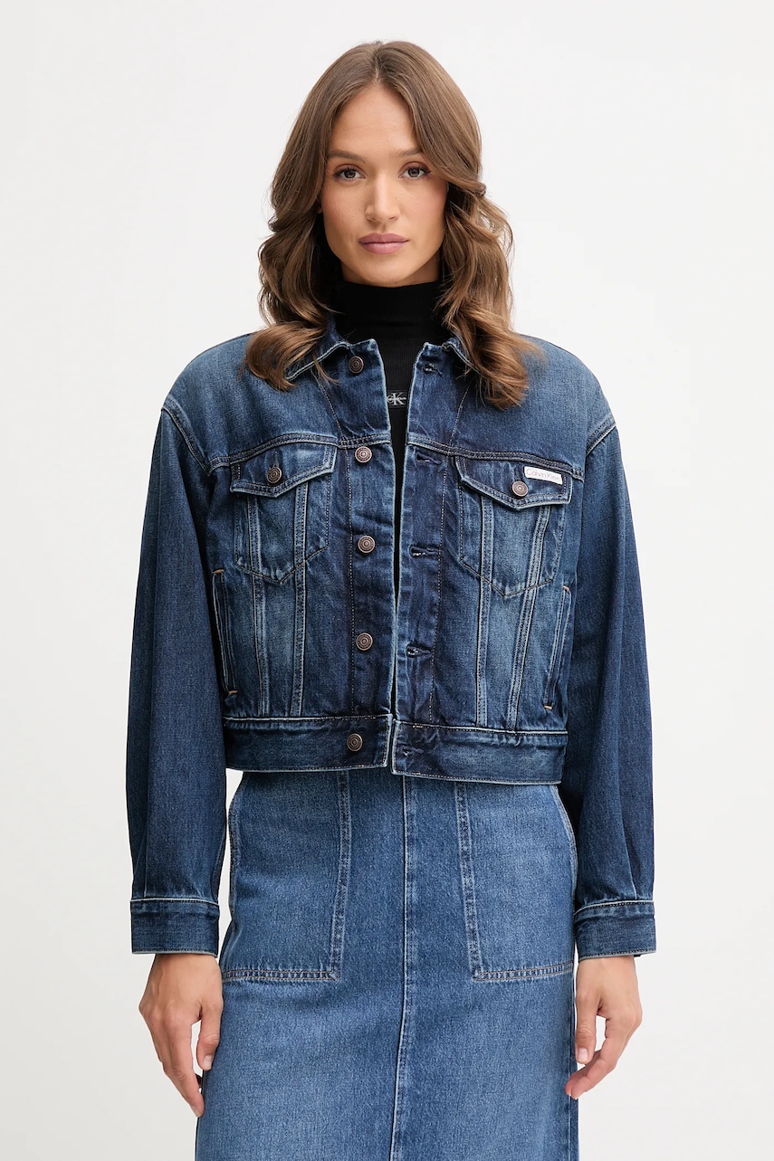 Calvin Klein Jeans  Bavlněná džínová bunda