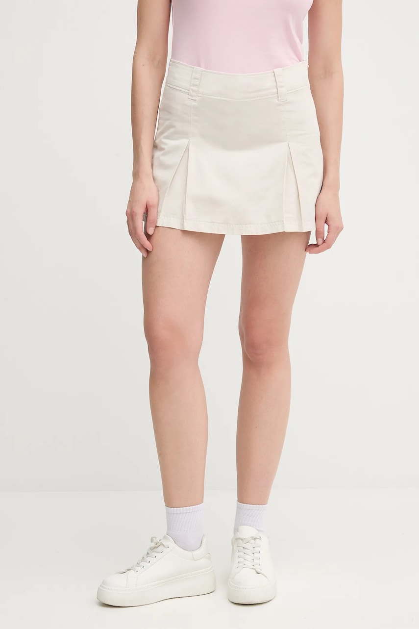 Calvin Klein Jeans  Bavlněná kalhotová sukně