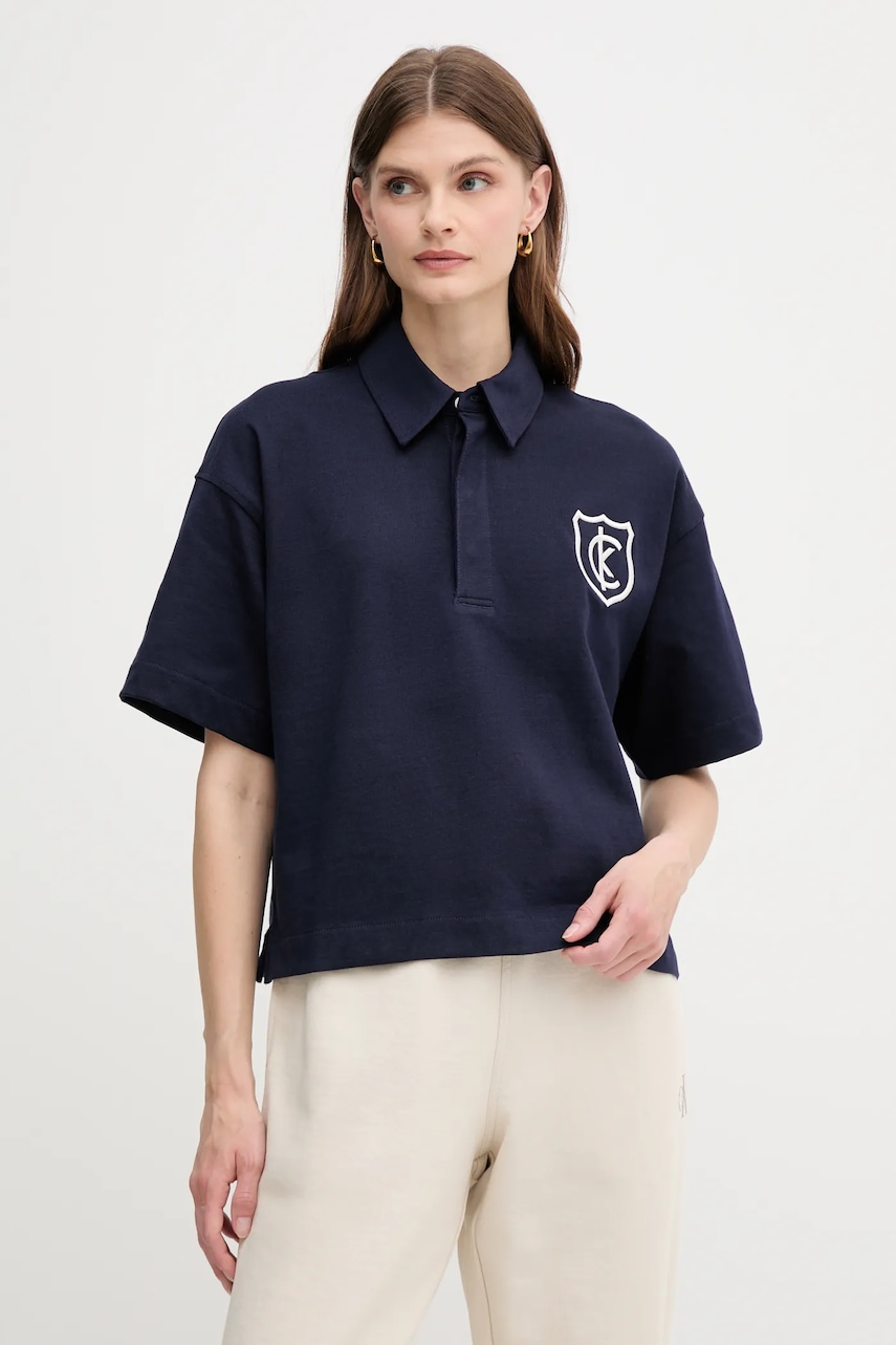 Calvin Klein Jeans  Bavlněné polo tričko