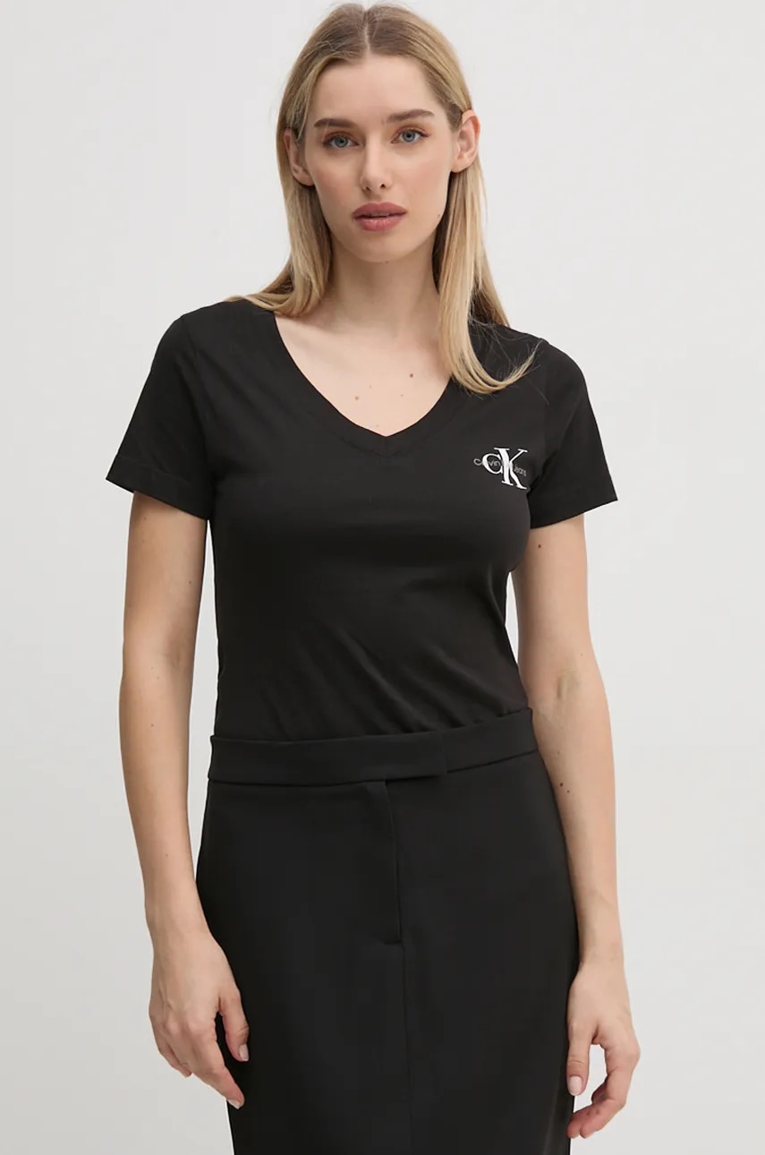 Calvin Klein Jeans  Bavlněné tričko  2-pack