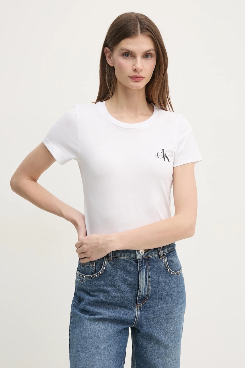 Calvin Klein Jeans  Bavlněné tričko  2-pack