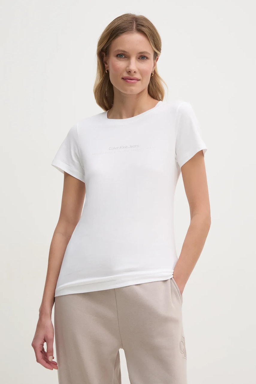 Calvin Klein Jeans  Bavlněné tričko