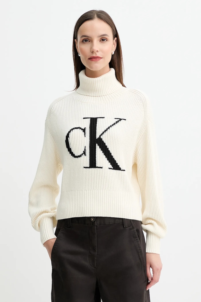 Calvin Klein Jeans  Bavlněný svetr
