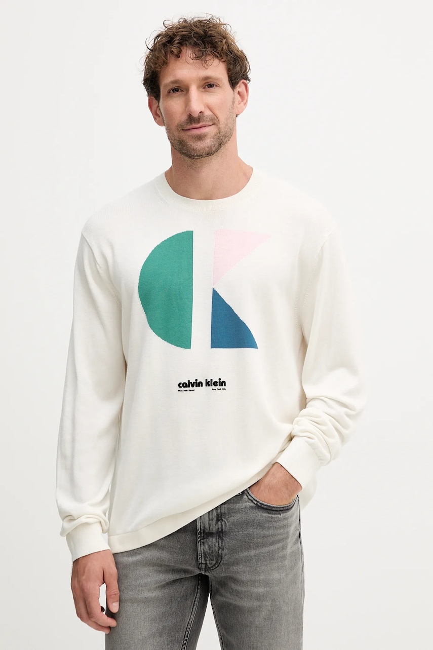 Calvin Klein Jeans  Bavlněný svetr