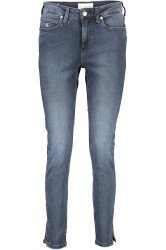 CALVIN KLEIN JEANS DENIM WOMAN BLUE