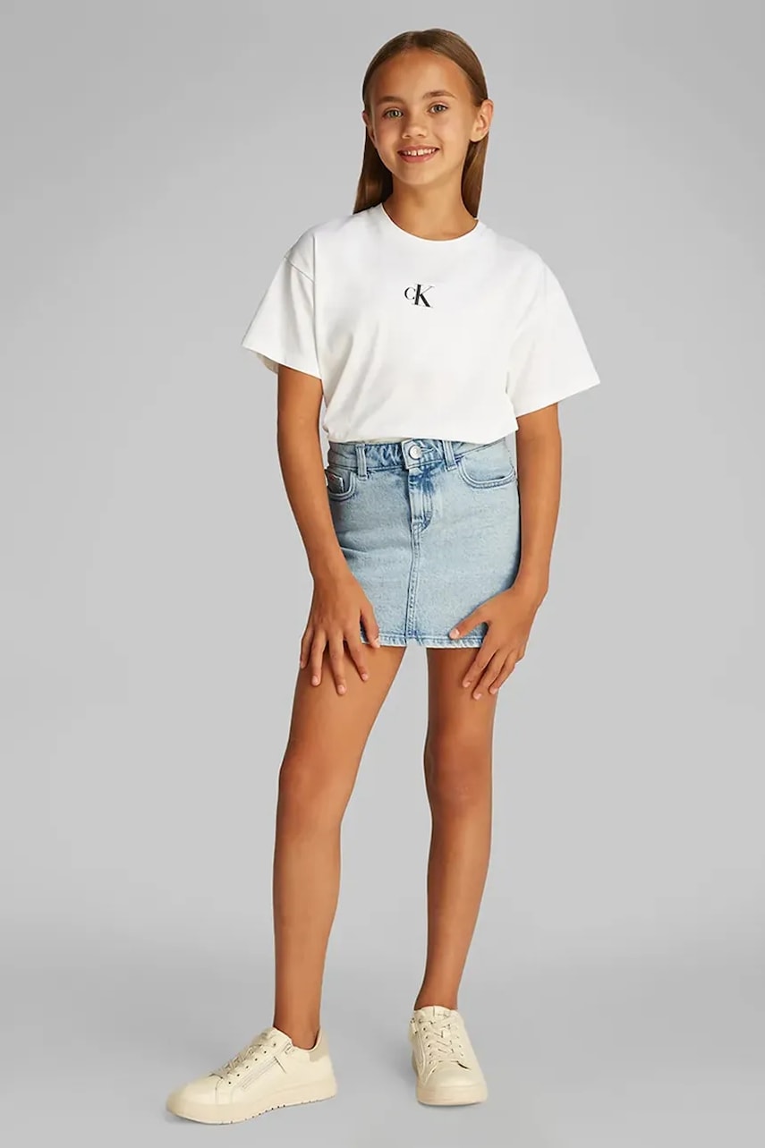 Calvin Klein Jeans  Dětská riflová sukně
