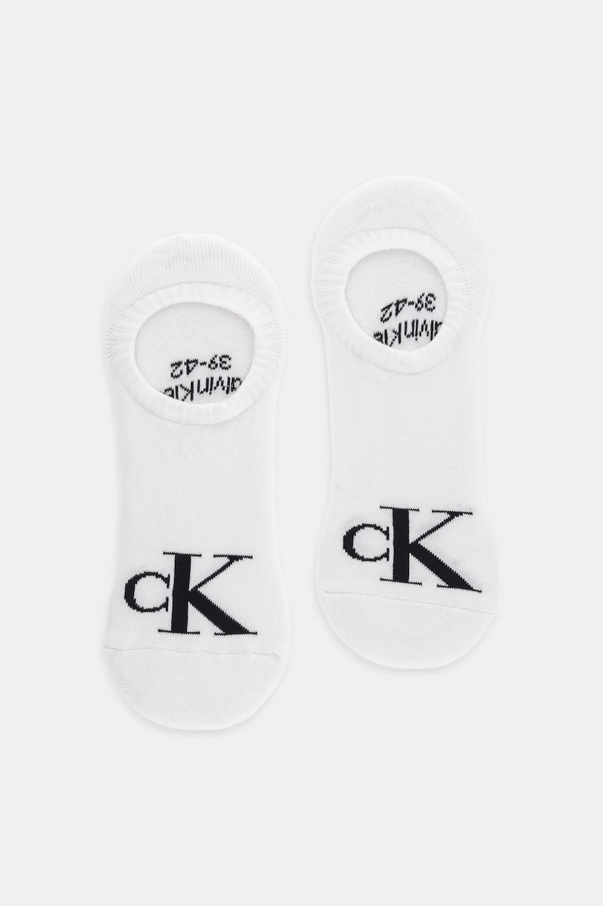 Calvin Klein Jeans  kotníkové ponožky pánské s bavlnou 2-pack