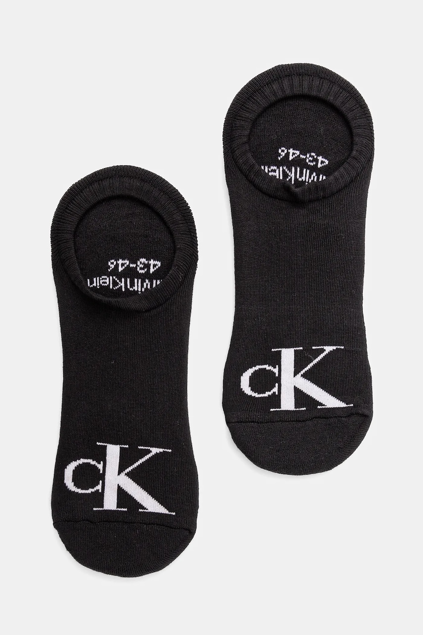 Calvin Klein Jeans  kotníkové ponožky pánské s bavlnou 2-pack