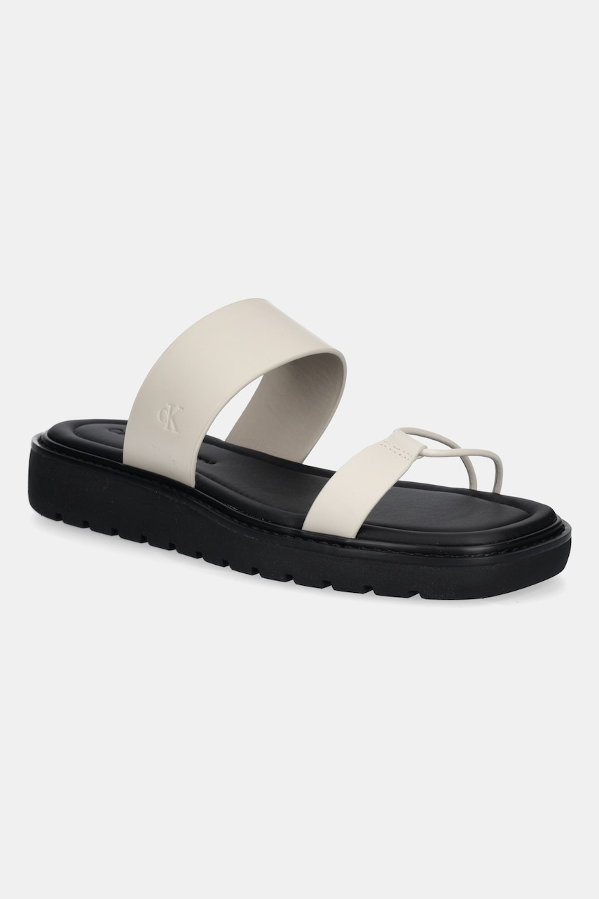 Calvin Klein Jeans  Kožené pantofle  ROPE SANDAL SOFT LTH MG