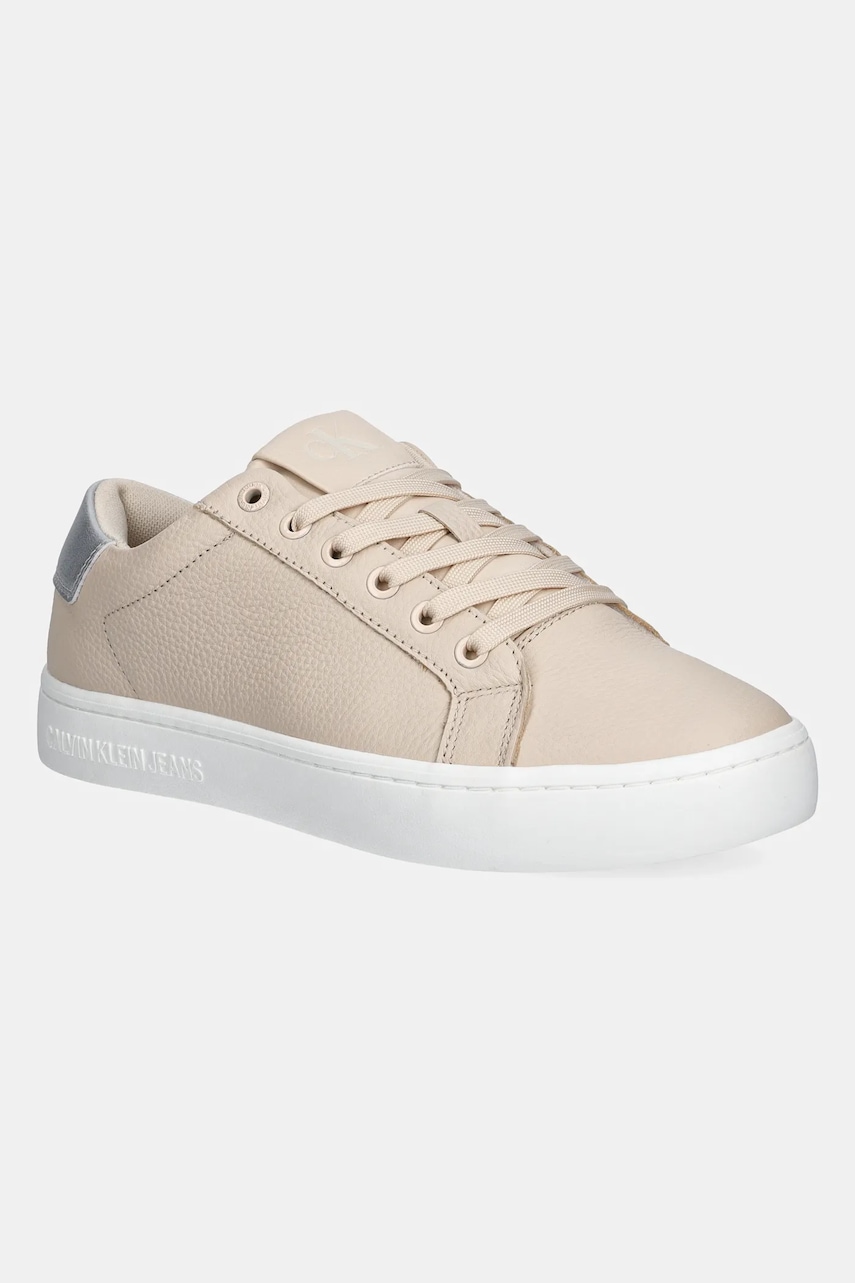 Calvin Klein Jeans  Kožené sneakers boty  CLASSIC CUPSOLE LOW OHB