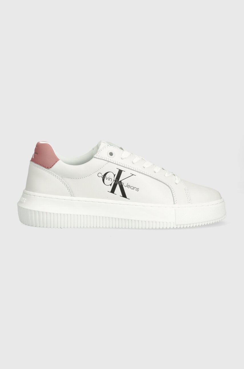 Calvin Klein Jeans  Kožené tenisky  CHUNKY CUPSOLE MONO LTH WN