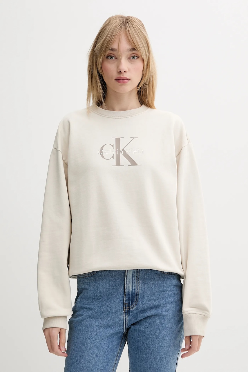 Calvin Klein Jeans  mikina dámská s bavlnou