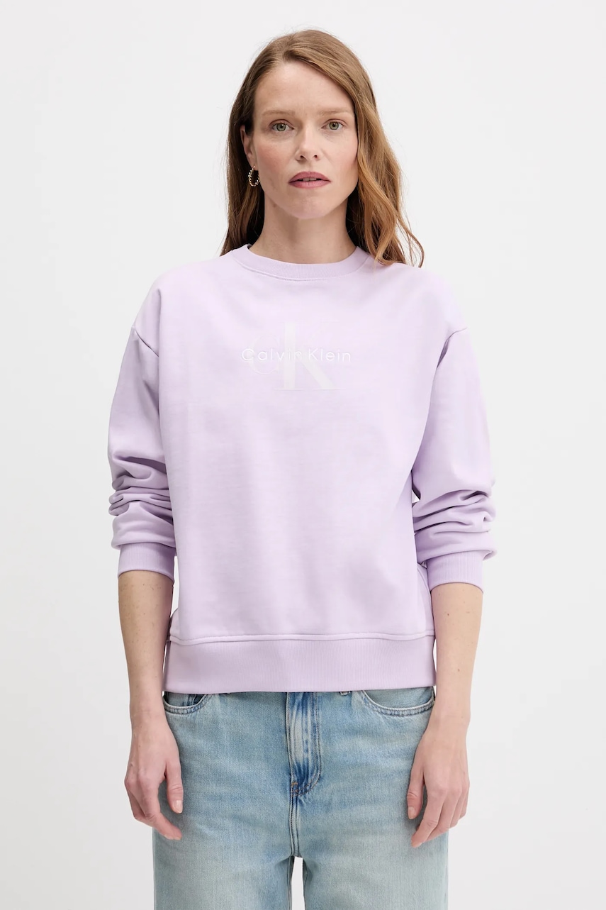 Calvin Klein Jeans  mikina dámská s bavlnou
