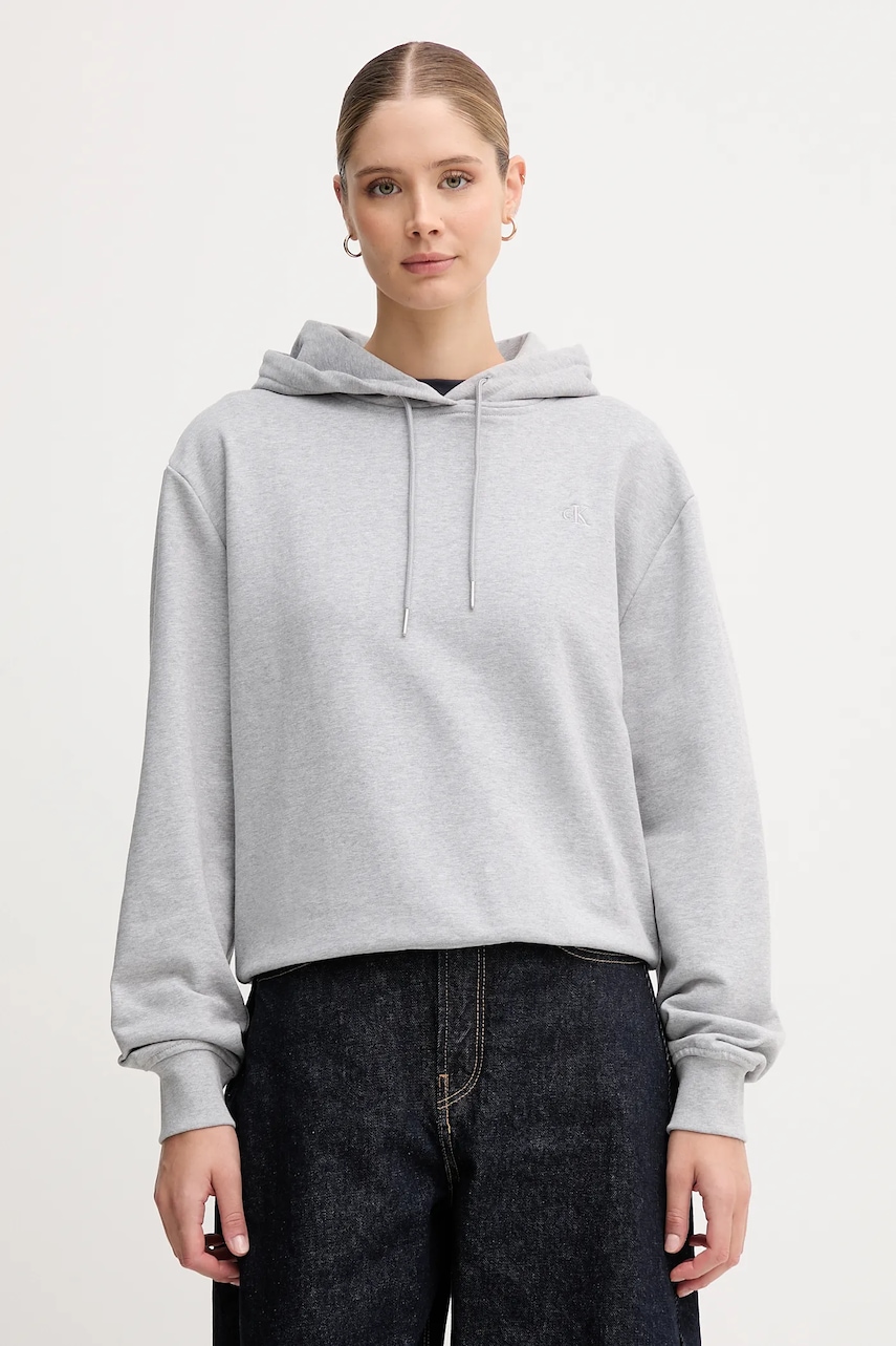 Calvin Klein Jeans  mikina s kapucí dámská bavlněná