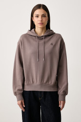 Calvin Klein Jeans  mikina s kapucí dámská s bavlnou