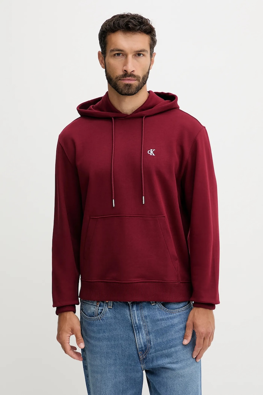 Calvin Klein Jeans  mikina s kapucí pánská bavlněná