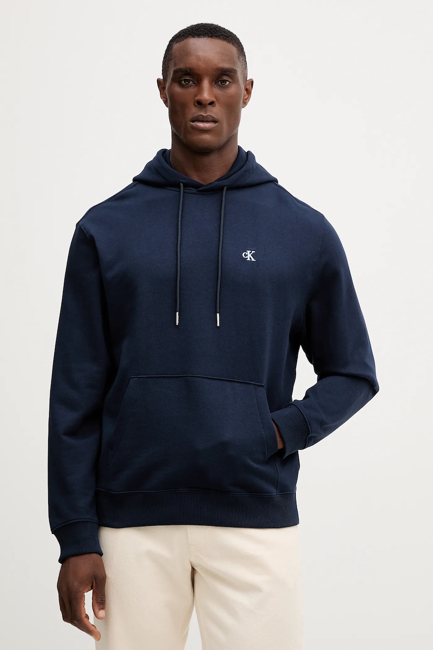 Calvin Klein Jeans  mikina s kapucí pánská bavlněná