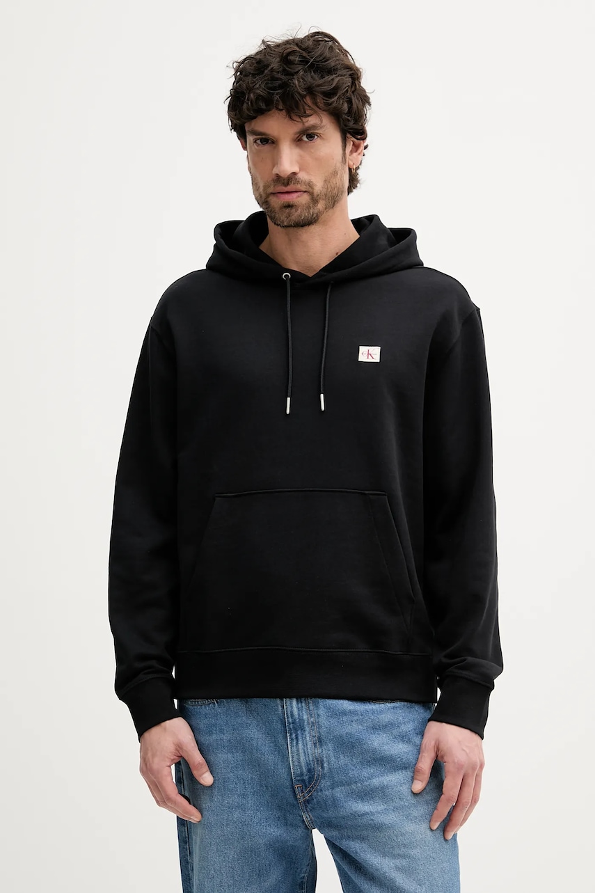 Calvin Klein Jeans  mikina s kapucí pánská bavlněná